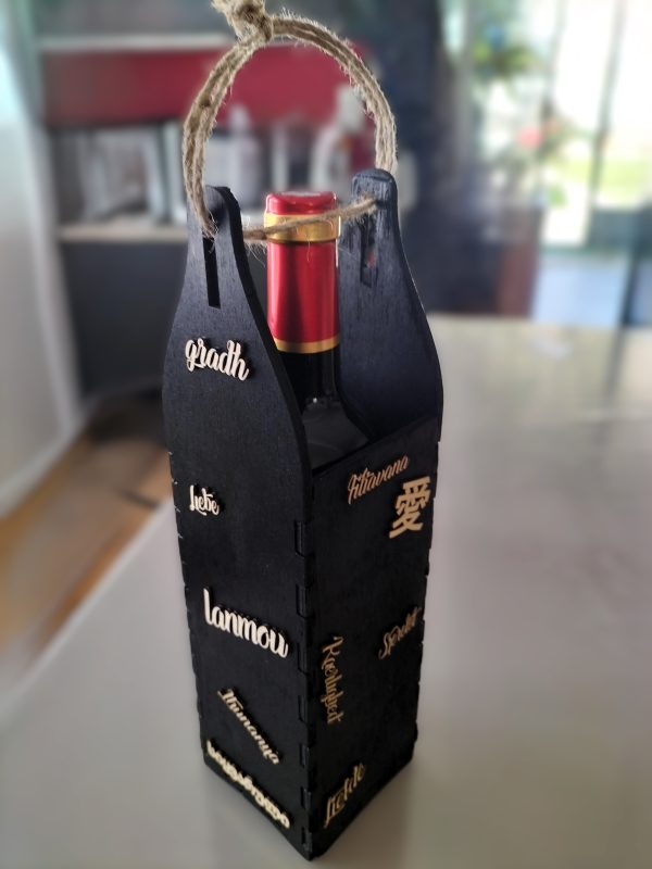 Coffret bouteille de vin "Love"