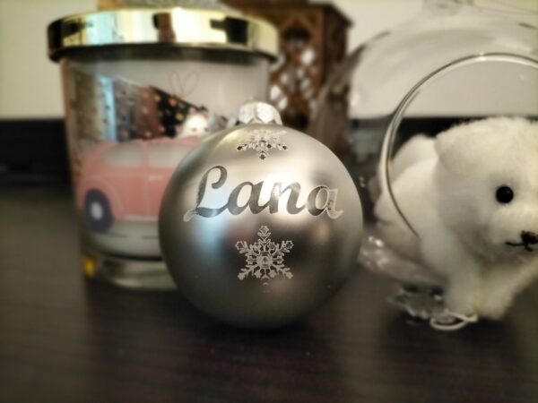 Boules de Noël personnalisées